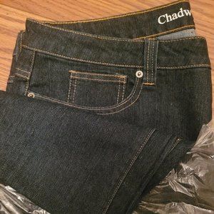 Dark wash boot cut jeans